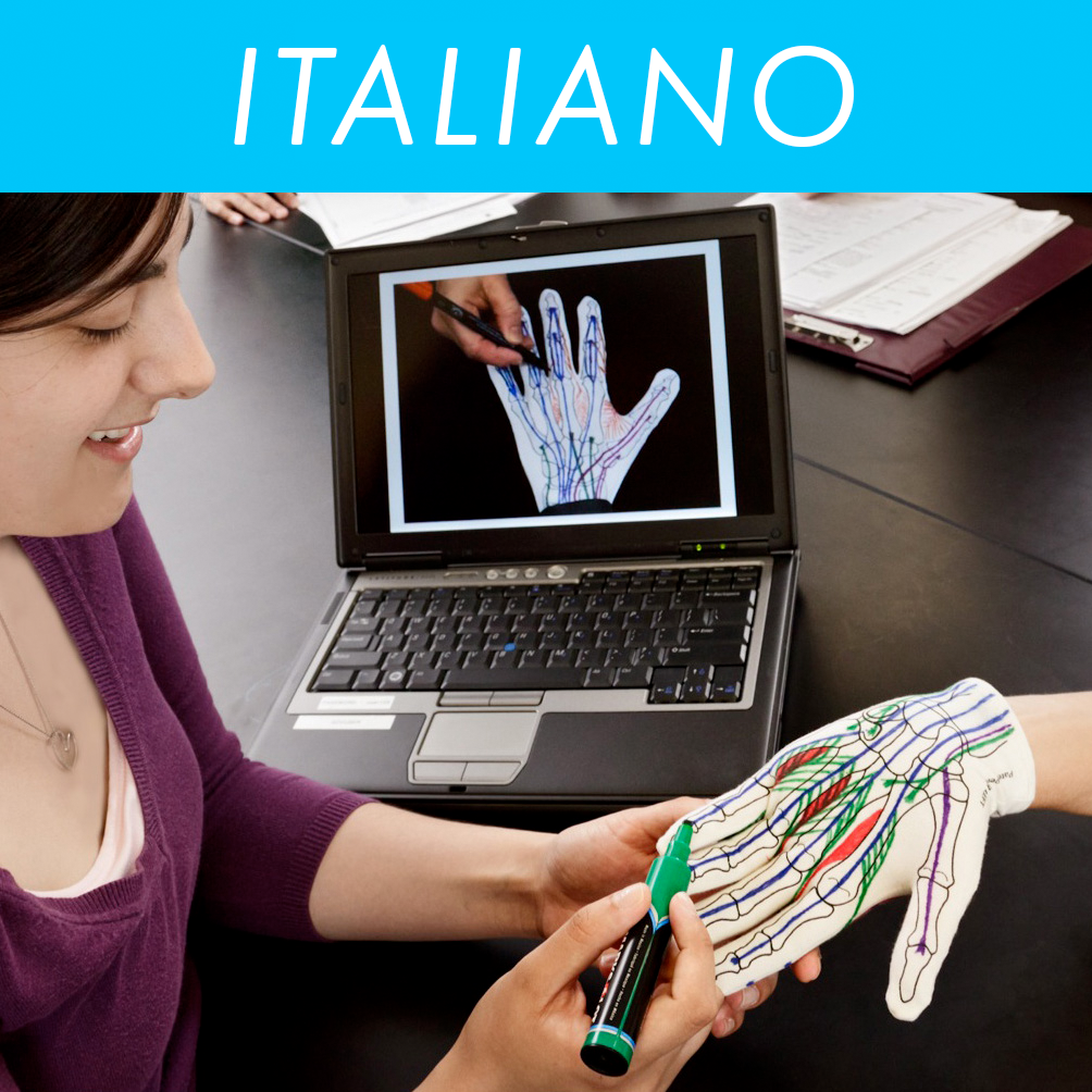 Anatomy Glove Learning System<br>Italian Videos<br>Video Italiani<br>